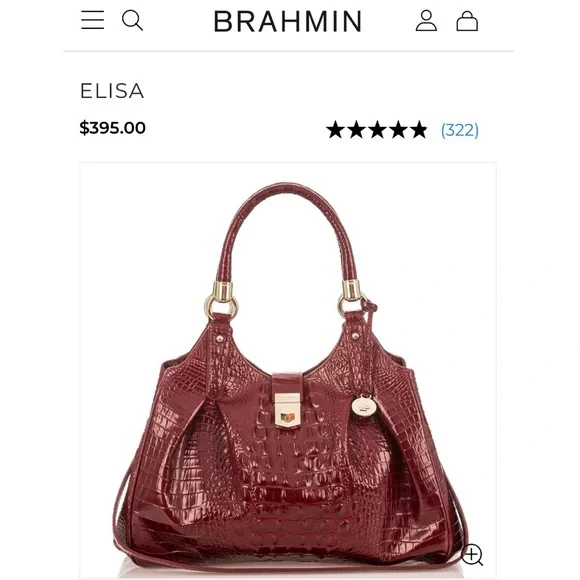 Brahmin Bags New Brahmin Elisa Bag Poshmark